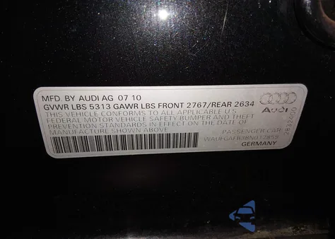 2011 Audi A6 3.0 Premium z USA, uszkodzony, nr VIN WAUFGAFB3BN012859